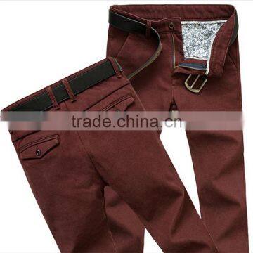 MSW0039 Men's Casual Pants Thickened Worsted Pants High-end Pants