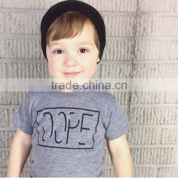 S17514A Toddler T shirt Cotton Short Sleeve Tees Letter T shirt