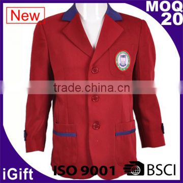 Fashion School Uniform red Primary School Uniforms Kids School Uniform Design