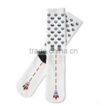 3d Sublimation /Digital Printed Custom Design Tube Star Socks Factory photo-2