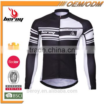 BEROY Custom Plus Size Compression Cycling Jacket Jersey Tops, 100 Polyester Mountain Bike Clothing Cycling Suit