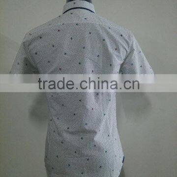 2015 SUMMER MEN'S SHORT SLEEVE SHIRT LUXURY QUALITY FASHION STYLE DOUBLE COLLAR photo-2