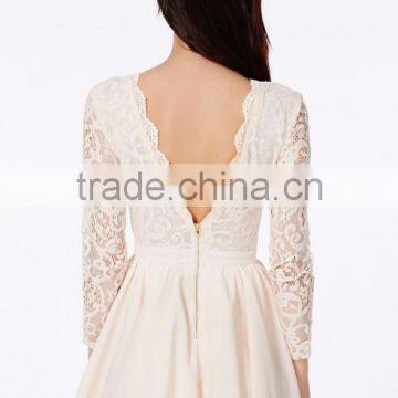 2016 New Fashion Wholesale China Factory Trendy Style Summer Lace Dress Designs photo-3