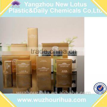 high quality disposable hotel amenity packed with golden paper box