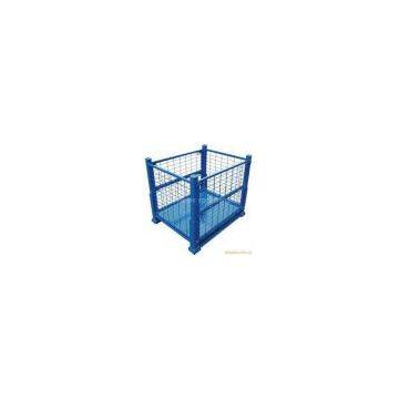 Steel Bulk Box/Mesh Basket/Pallet Box/Steel Pallet Box/Steel Container/Foldable Steel Mesh Container,steel pallet box,Steel Pallet Cage/Basket/Container