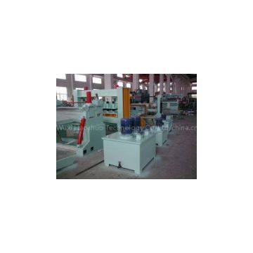 Slitting machine for steel coils, galvanized steel, stainless steel