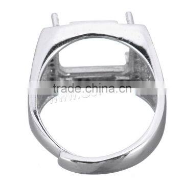 Wedding rings 925 sterling silver ring setting