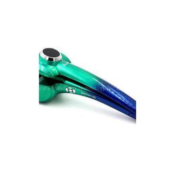 Green Blue Automatic Curling Wands Can Be Time Setting