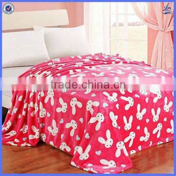 home children cartoon coral blanket