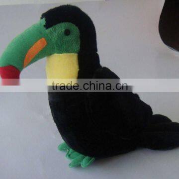 plush bird cushion