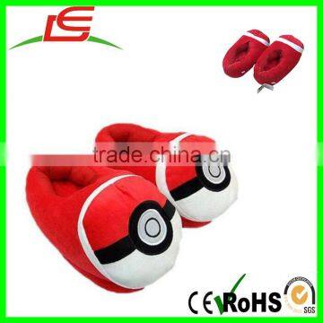 china suppliers pokemon ball plush kids shoes for winter