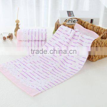 Soft Comfortable 33*74cm gauze Jacquard face towel