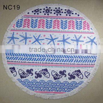 Pineapple Printed Round Beach Towel/jkr Bath Towel Table Towel Shawl Yoga Mat Beach Towels/ Round Beach Towels photo-6