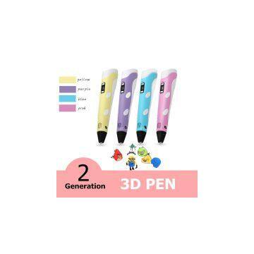 LED Display 3D Printer Pen For 3D Model Drawing