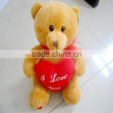 toy factory supply cute plush &stuffed teddy bear plush for valentine's