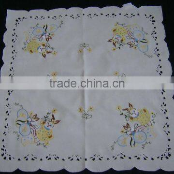 Handmade Polyester Embroidery Tablecloth for Easter