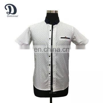 Custom 100% Cotton Summer man shirt