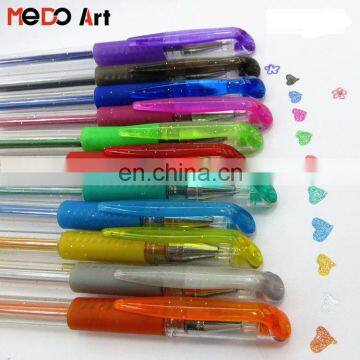 China Professional Art Gel Pens Bulk 15*1cm Glitter Gel Pens Wholesale