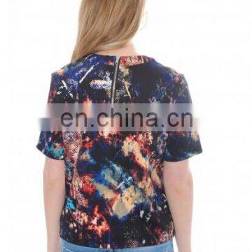 2014 Lady's Printed Top photo-2