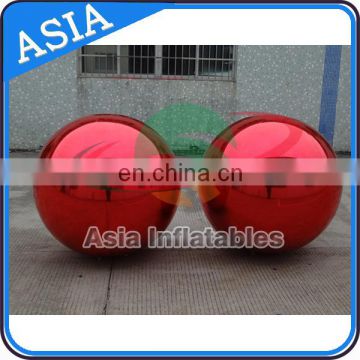 Decorate Glowing Inflatable Advertising Balloon / Disco Ball Balloon Mirror