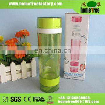 2014 good quality glass water bottle with infuser 300ml