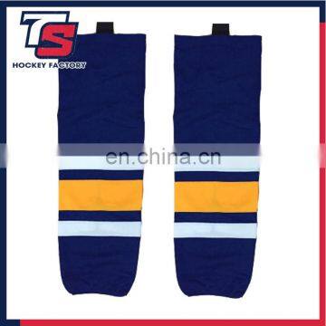 custom navyblue professional Ice Hockey Socks