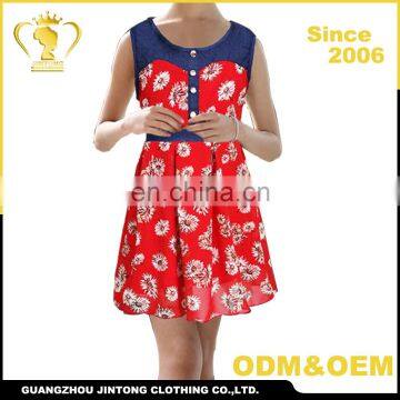 Hot Sale Wholesale Children Party Dress dots Girls Icing Dress