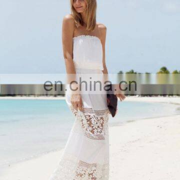 Customized Beach Dress, Sexy Solid Color Long Dress, Fairy Lace Beach Dress 2017 photo-4