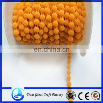 Free shipping green circular cotton cords beadwork plastic decorative beads