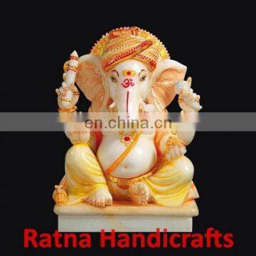 Ganesh Figurine Marble Statue D013