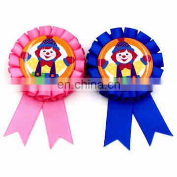 Christmas award ribbon rosette flower for kids