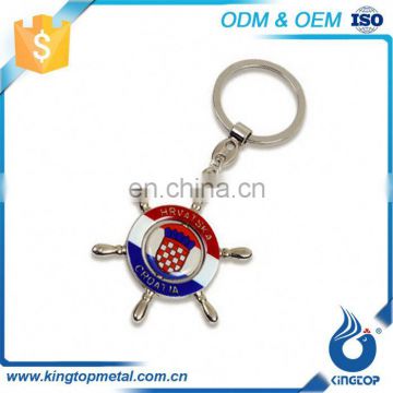 Personalized Souvenirs Different Countries Logo Key Custom Shape Cover 3D Keychain