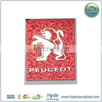 Metal Logo Brand Self Adhesive Red Label Sticker photo-2