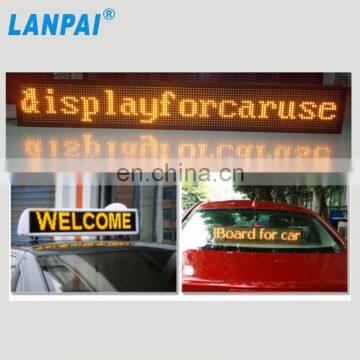 LED Moving Sign Display for Car Use/taxi ,programme Advertising Panel photo-2