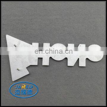 Fancy Car Decoration Custom Name Metal Painting and Brushed Engraved Aluminum Label photo-2