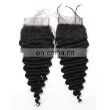 Good Quality Wholesale Price Deep Wave Virgin Brazilian Hair Closure photo-5