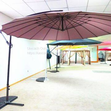 300-18-48/42 Aluminum Steel Glass Fiber Banana Umbrella