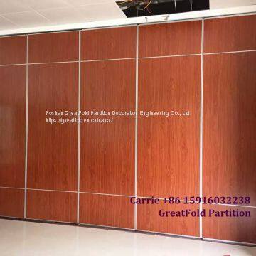 high quality mdf frameless aluminum glass partition folding door for showroom