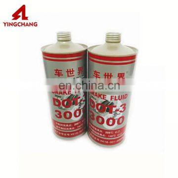 High quality 1L brake oil can screw cap tin