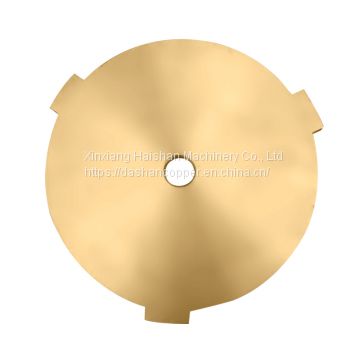 Customized bronze round plate for copper fittings of spring cone crusher