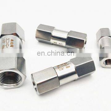 304 Stainless Steel Split Check Valve 1/4 1/2 Hexagonal Wire Check Valve photo-3