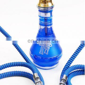 HQP-SY13 HongQiang Arab Hookah Set Wholesale Finished Product Customization Shisha Hookah Glass Hookah Shisha Two Pipes photo-3
