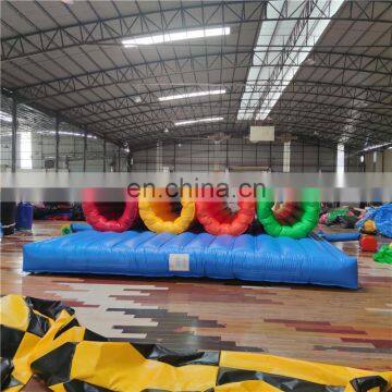 4 Lanes Different Colors Mobile Pop up Team Sports Inflatable Climbing Entrance Tunnels for Kids photo-6