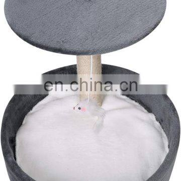 Cat Tree Tower Condo With Sisal Scratching Post Climbing Playing Pet Stand House Bed Furniture Perch photo-4