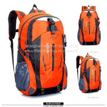 2021 fancy custom logo unisex backpack travel outdoor polyester bookbags