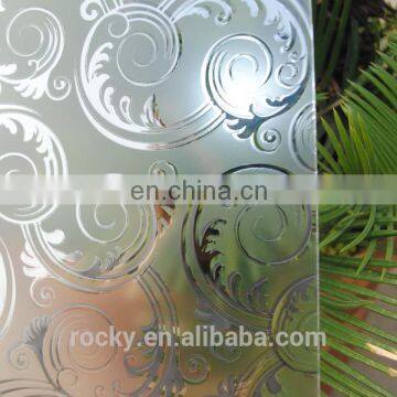 4mm 5mm 6mm acid etched glass