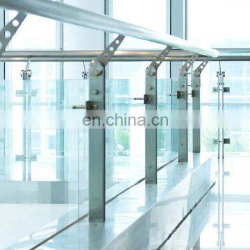 High Quality Modern Design Frameless Tempered Glass Interior Railing Decorative Safety Toughened Glass Balustrade photo-2