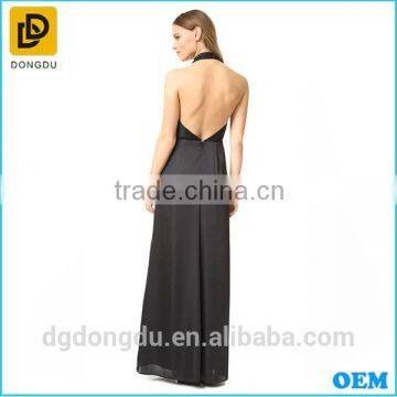 2016 NEW Evening Dress Western Party Dress Lady Sexy Deep V -halter Formal Dress photo-3