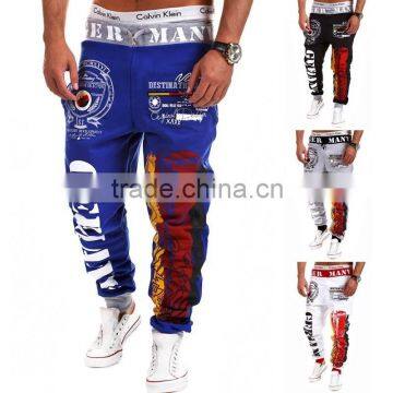 2015 slim fit custom number design men trousers jogger sweatpant men for men                        
                                                Quality Choice