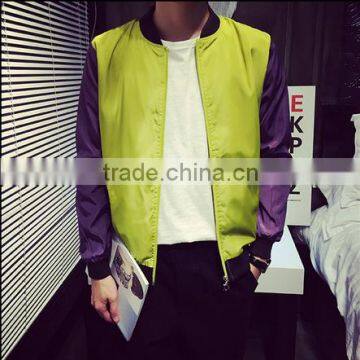 walsonstyles XXXXXL light color shining short coat baseball clothing men's plus size coat                        
                                                Quality Choice